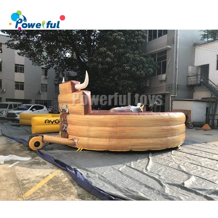 Hot sale inflatable mechanical bull, inflatable rodeo bull for sale