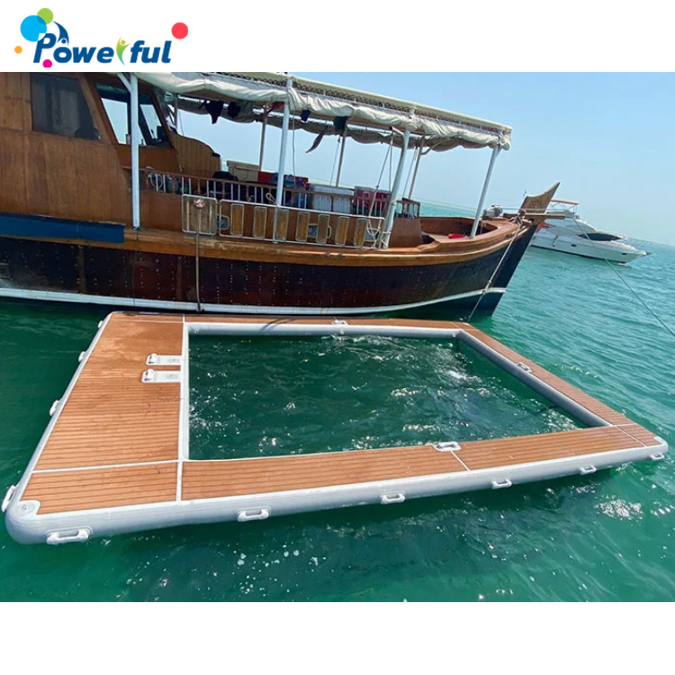 Yacht rental inflatable dock Jellyfish anti inflatable swimming ocean pool