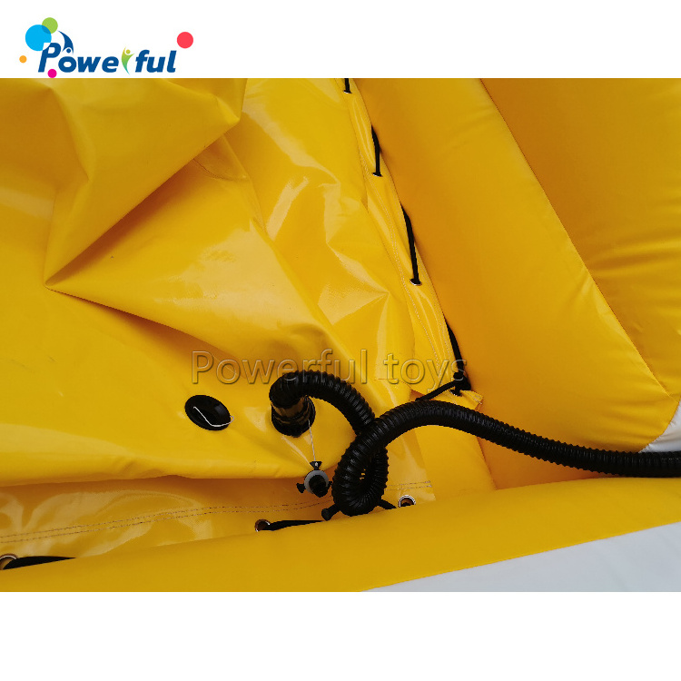 Bouncing trapeze inflatable blob airbag for Trampoline park