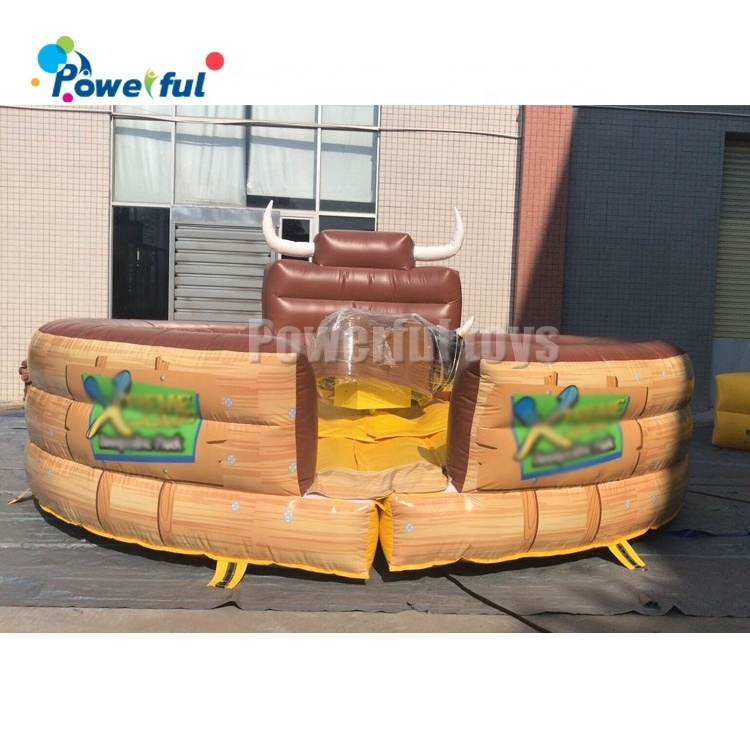 Hot sale inflatable mechanical bull, inflatable rodeo bull for sale