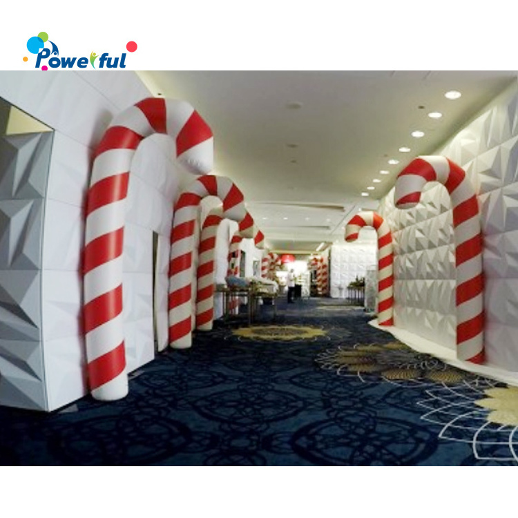 Best christmas decoration giant inflatable candy cane