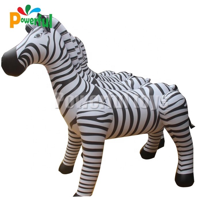 advertising Giant inflatable zebra , inflatable pinto , inflatable piebald horse advertising