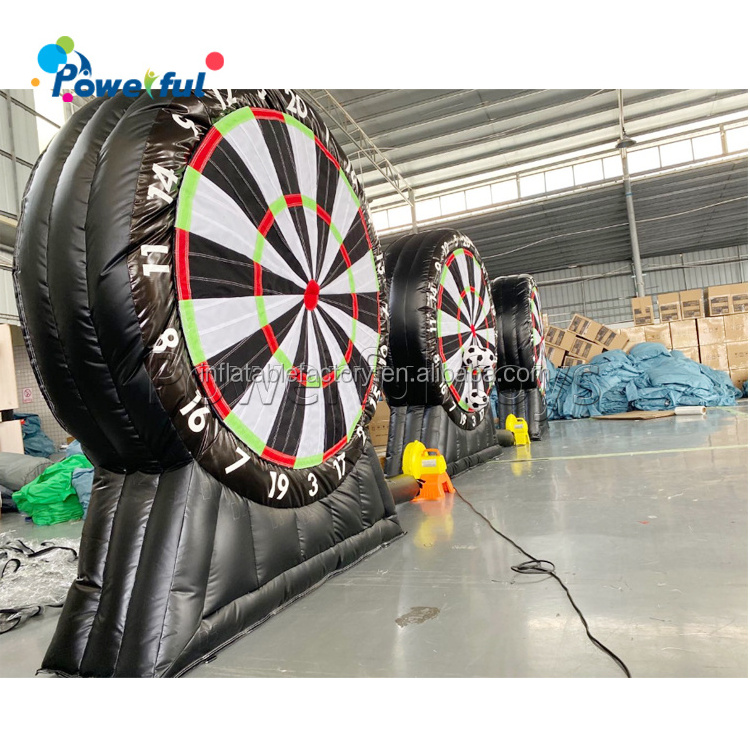 New design inflatable sport game inflatable soccer dart sticky football dart game for sale