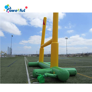 Portable outdoor inflatable rugby goal post for  badminton court field sport games