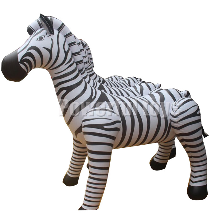 advertising Giant inflatable zebra , inflatable pinto , inflatable piebald horse advertising