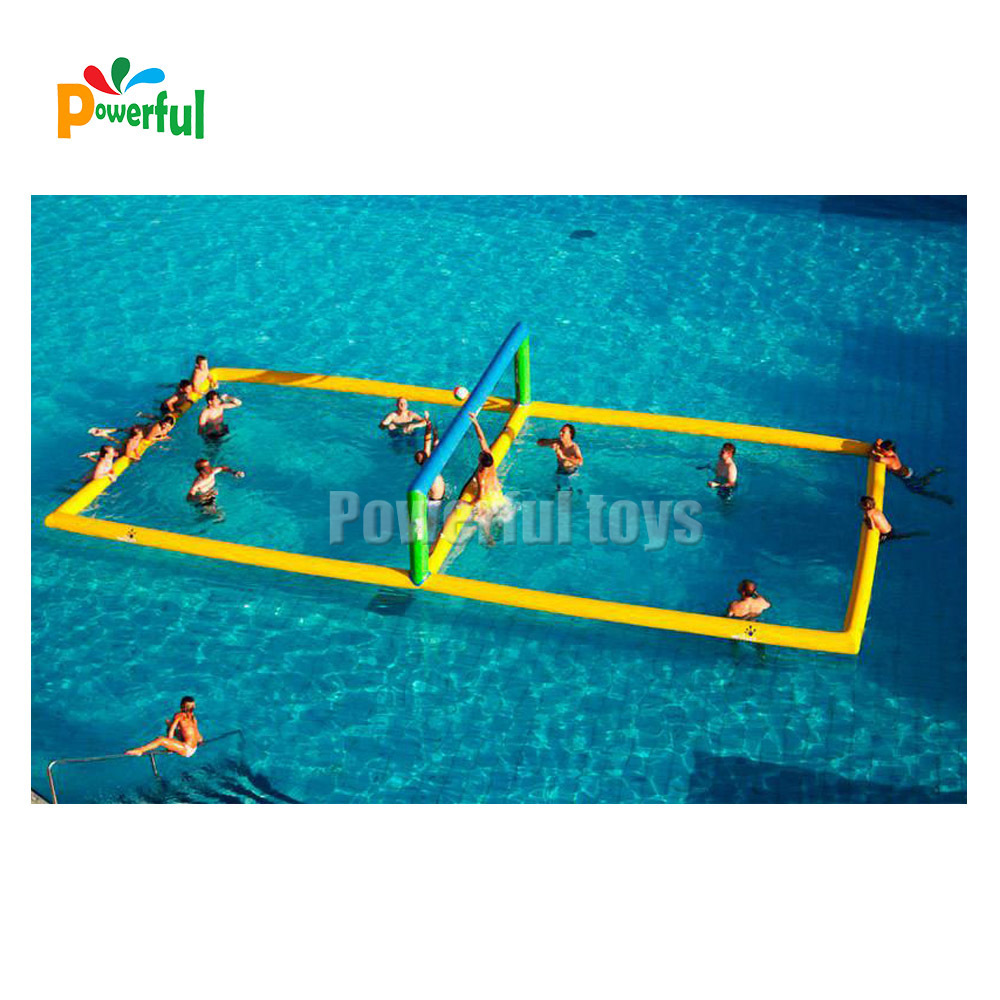 Beach inflatable water volleyball court, inflatable water volleyball field