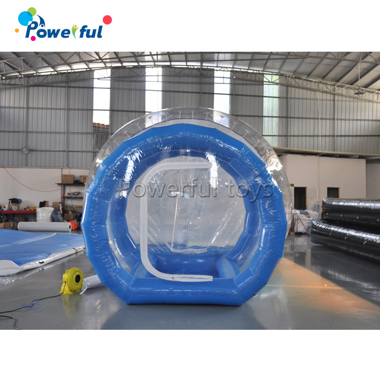 Giant inflatable bubble inflatable snow globe photo booth for christmas decoration