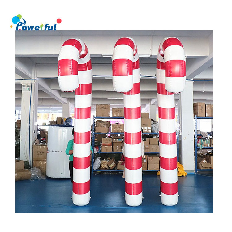 Best christmas decoration giant inflatable candy cane