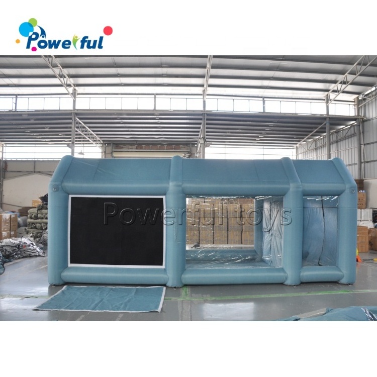 Outdoor mobile car painting booth inflatable spray tanning booths