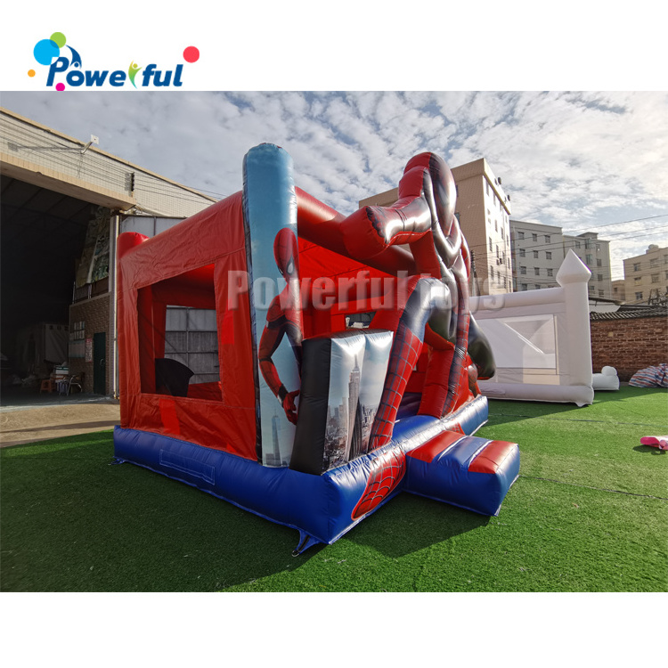 Spider Man costume Bounce House Inflatable Kids Jumping Castle Playhouse Commercial Spiderman Jump