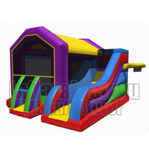 moonwalk inflatable commercial bouncy house Christmas jumper bouncer jumping castle bounce house with slide for sale