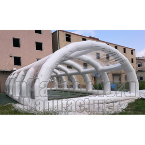 customized transparent inflatable pool dome / Transparent PVC Inflatable Swimming Pool Cover