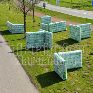 Wholesale Outdoor Sports Arena Used Commercial Inflatable Paintball Bunkers for Kids