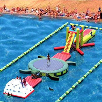 Commercial Grade Aqua Inflatable Floating Water Park For Sale