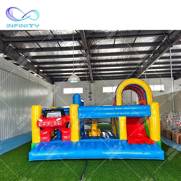 Outdoor Inflatable car bounce house slide kids inflatable bouncy jumping castle commercial inflatable bouncer for party