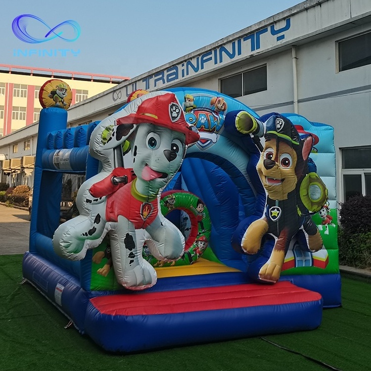 New design inflatables castle bouncy jumping bouncer cartoon kids inflatable combo bouncer with slide