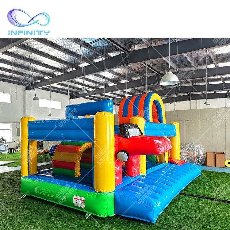 Outdoor Inflatable car bounce house slide kids inflatable bouncy jumping castle commercial inflatable bouncer for party