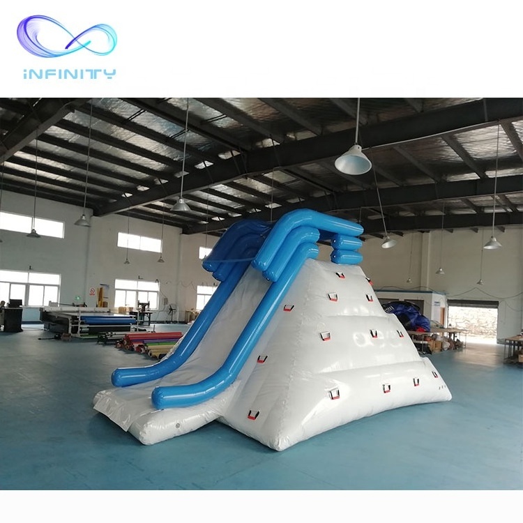 Factory Commercial Lake Inflatable iceberg towable iceberg water slide inflatable water toys for sea