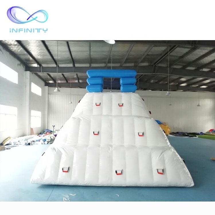 Factory Commercial Lake Inflatable iceberg towable iceberg water slide inflatable water toys for sea