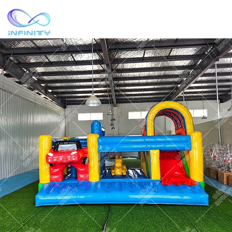 Outdoor Inflatable car bounce house slide kids inflatable bouncy jumping castle commercial inflatable bouncer for party