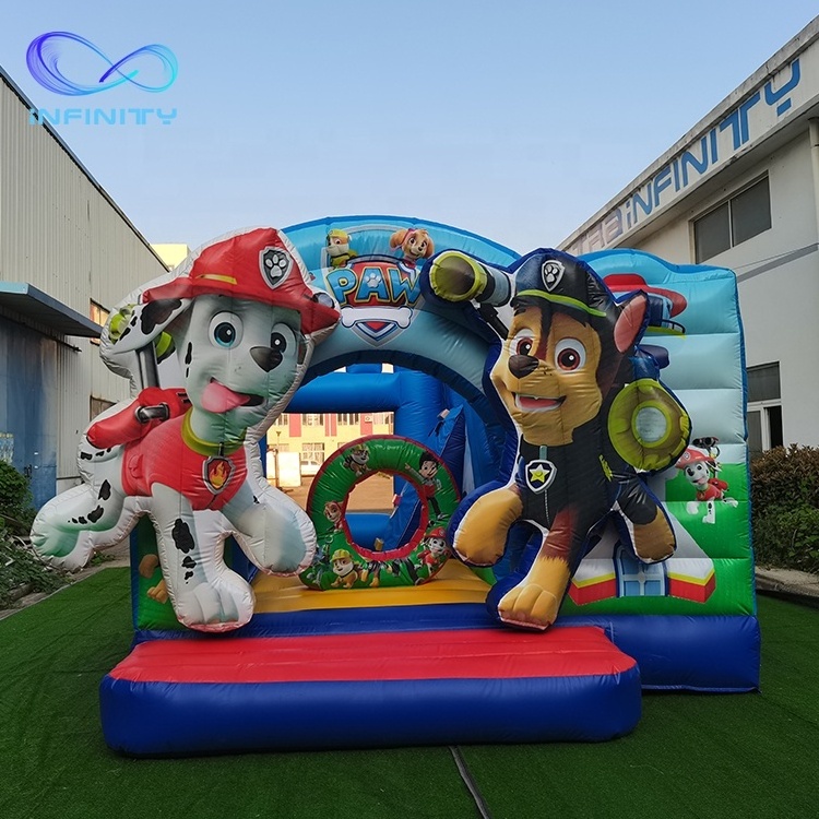 New design inflatables castle bouncy jumping bouncer cartoon kids inflatable combo bouncer with slide