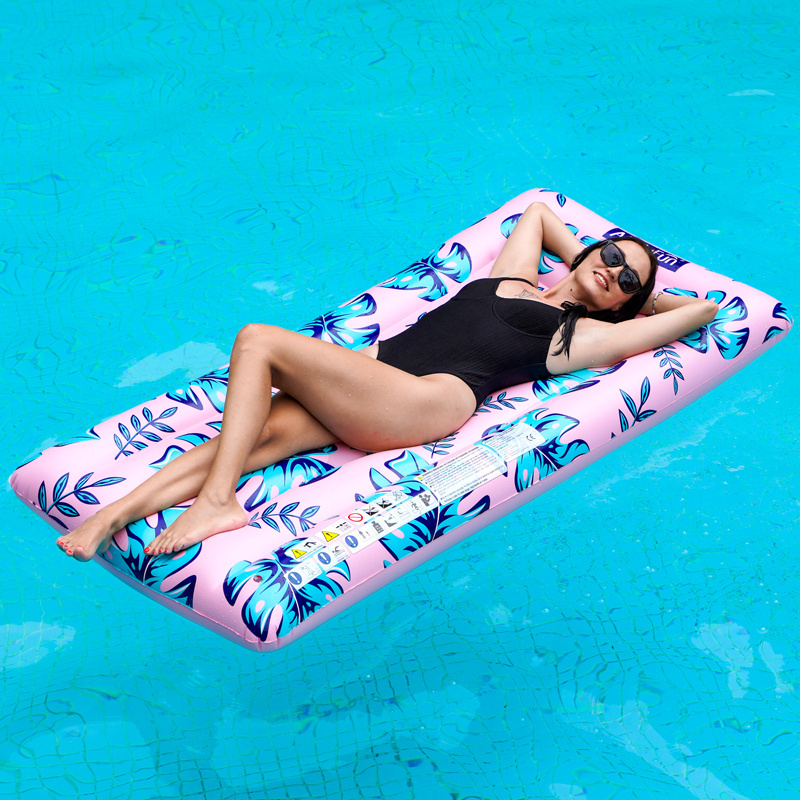 Luxury Pool Float Raft Large Outdoor Swimming Pool Inflatable Float Toy Floatie Lounge Toy for Adults