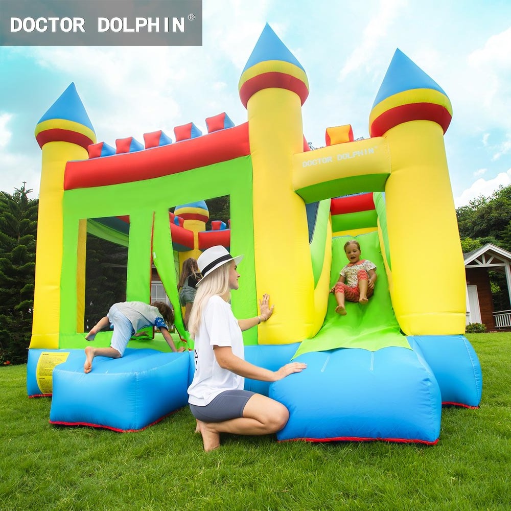 Water Slide Clearance Inflatable Dry Slide Cheap Jumping Bed Princess Children Bouncy Castle with Slide