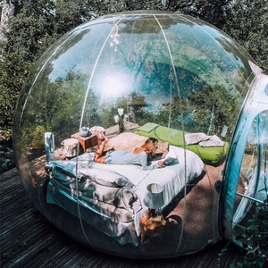 Outdoor 360 Degree New Glamping Igloo Garden Lodge Hotels Shelter Clear Inflatable Bubble Advertising Dome Tent