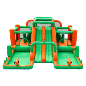 Big slide Doctor Dolphin hot selling Children Bouncy Castle with Water Slide Inflatable bouncy house