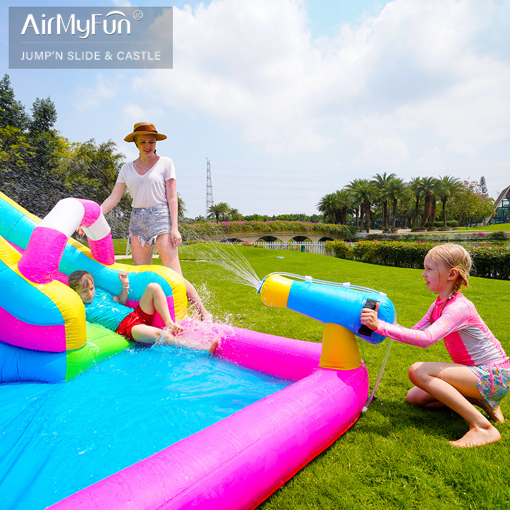 Airmyfun Factory Hot Sale Bounce Cheap Jumping Bed Princess Children Bouncy Castle with Slide