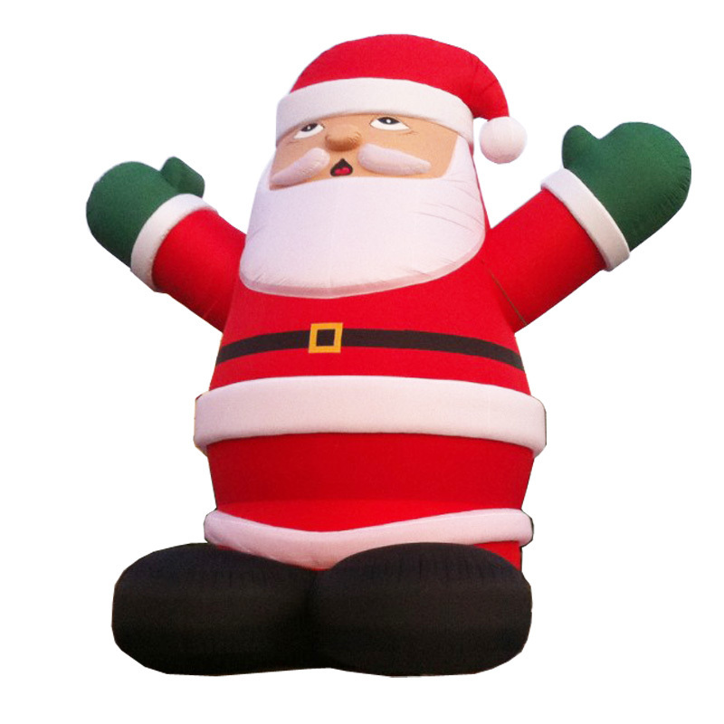 Hot sale customize 25ft christmas inflatable santa