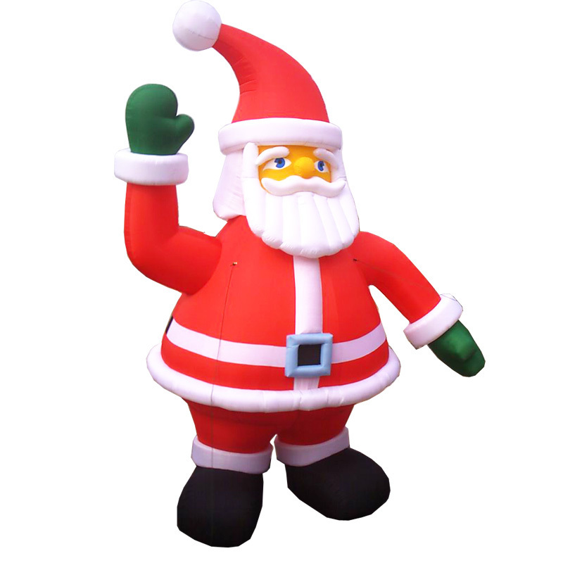 Hot sale customize 25ft christmas inflatable santa