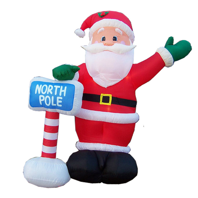 Hot sale customize 25ft christmas inflatable santa