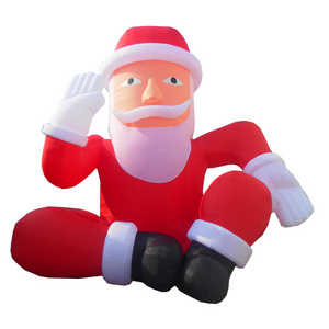 Hot sale customize 25ft christmas inflatable santa