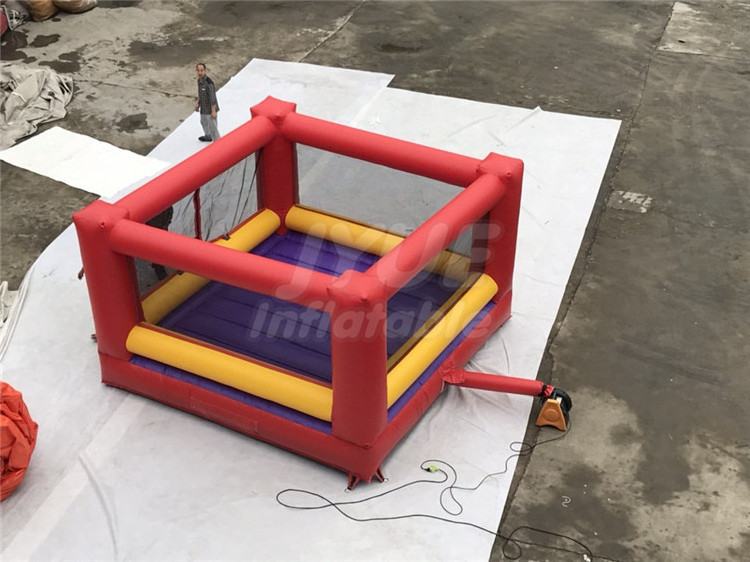 Interactive Sport Game Kids Inflatable Boxing Ring With Wrestling Mat