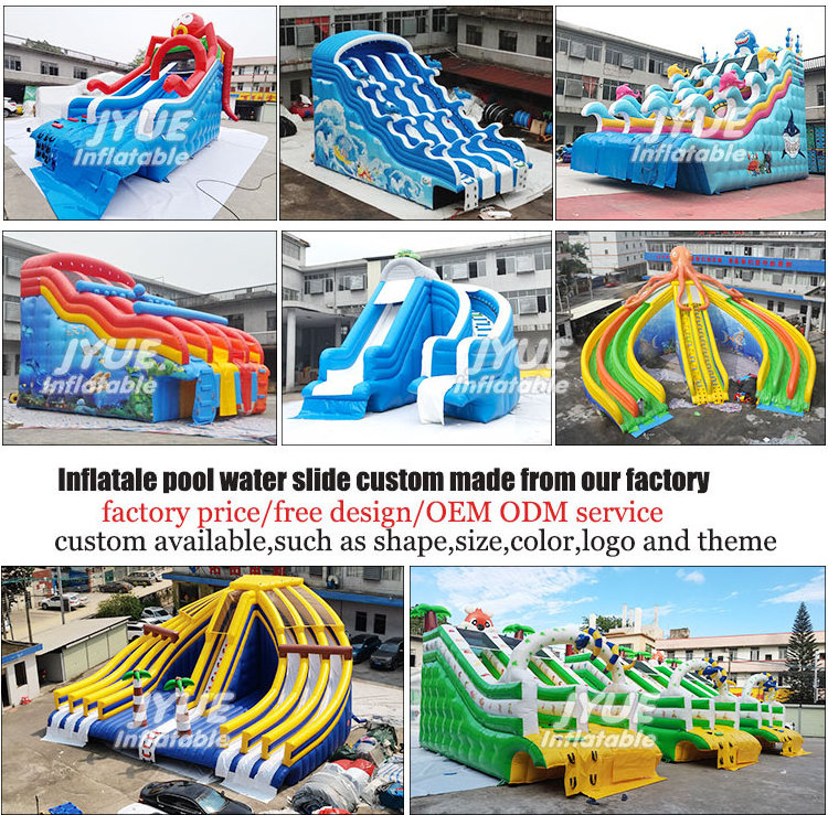 Mini Size Frog Inflatable Pool Slide For Inground Swimming Pools