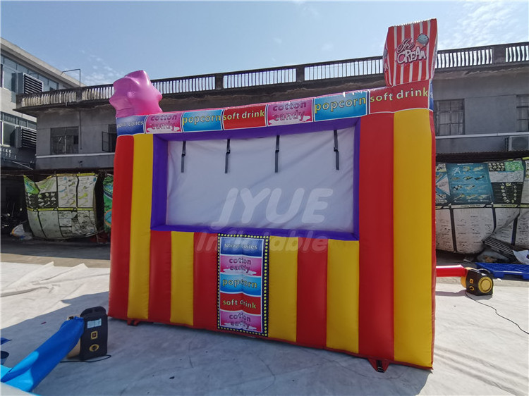 Outdoor Portable Inflatable Concession Stand Inflatable Fun Booth Pub Tent For Advertising