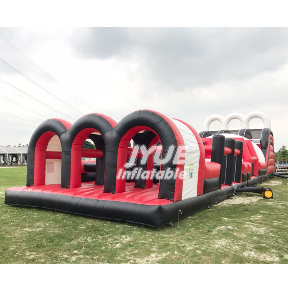 High Quality Obstacle Tunnel Kids Challenge Games Soft Playground Inflatable Obstacle Course Races Run For Adults