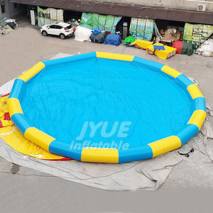 Custom Commercial Swimming Pool For Kids Inflatable Ball Pool With Walking Water Ball