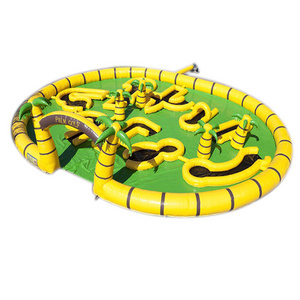 Inflatable Mini Golf Game Funny Inflatable Golf Course Inflatable Golf Arena For Sale