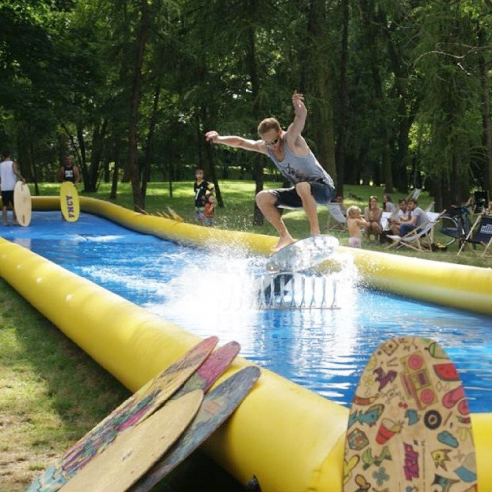 Portable Backyard Inflatable Skim Track Skimboard Pool Swimming Pool for Outdoor Skimboarding Sport Games