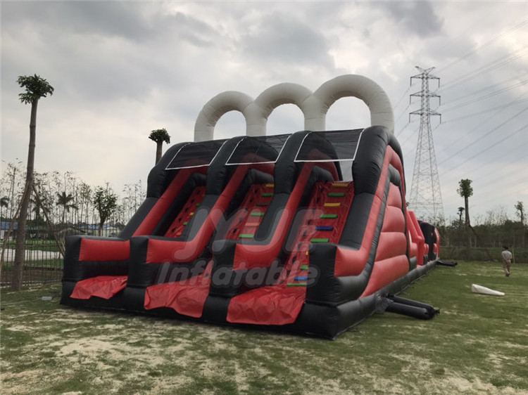 High Quality Obstacle Tunnel Kids Challenge Games Soft Playground Inflatable Obstacle Course Races Run For Adults