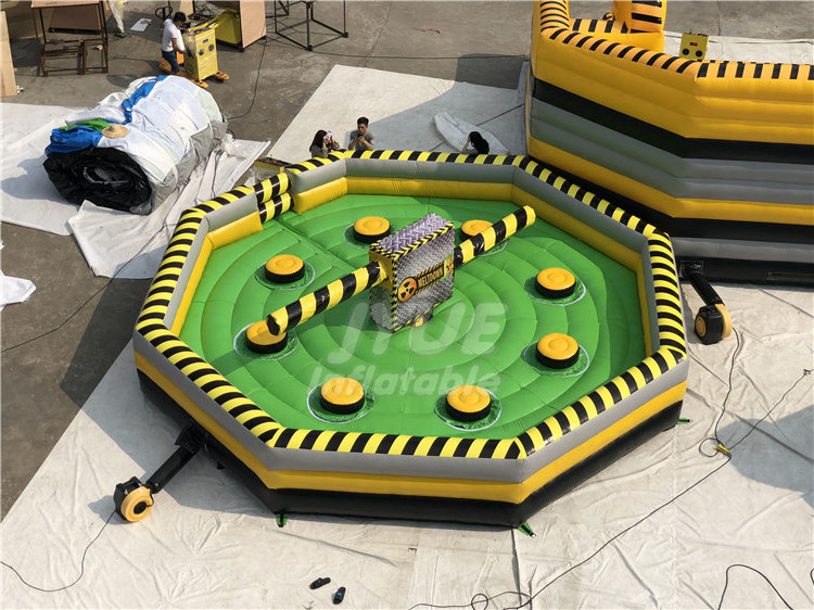 Outdoor Sport Inflatable Meltdown Challenge Game Sweeper Wipeout