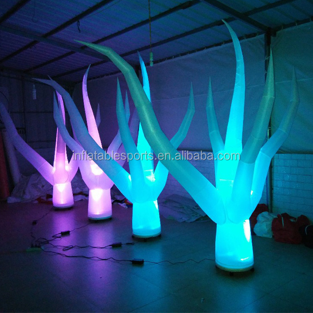 Outdoor Inflatable Light Up Tree Led Tentacle,High Quality Custom Lighting Inflatable Light Up Tree