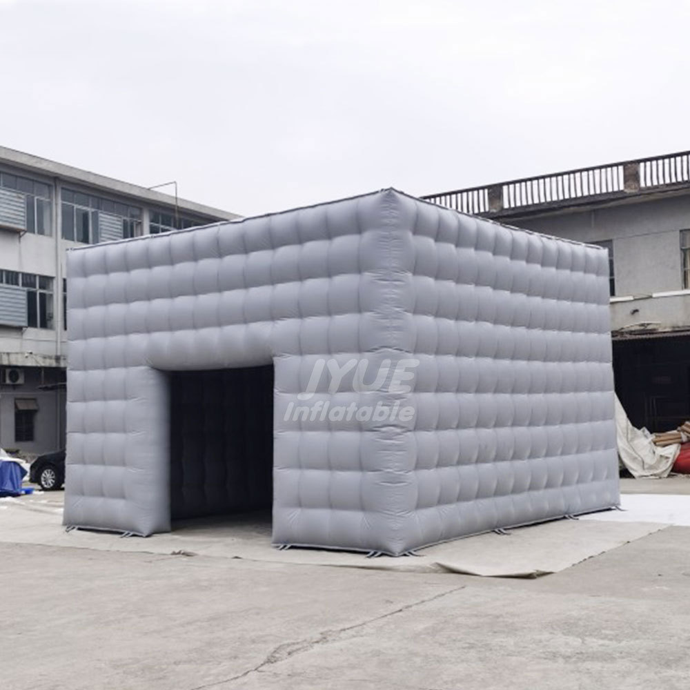 Blow Up Large Night Club Party Rental 20 ft Disco Black Inflatable Nightclub With Air Blower Party Tent