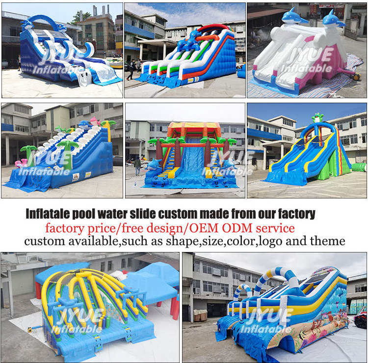 Mini Size Frog Inflatable Pool Slide For Inground Swimming Pools