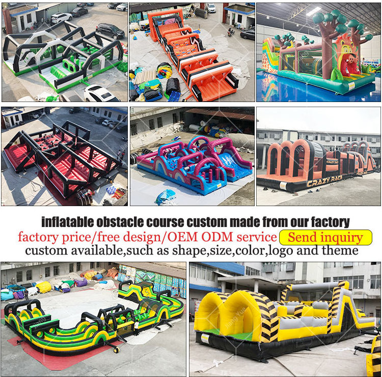 Team Building Games Inflatable Obstacle Course Challenge Inflatable Party Games For Adults