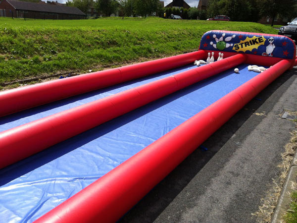 Outdoor Sport Game Inflatable 10 pin Bowling Alley,Inflatable Bowling Shooting Sports For Sale