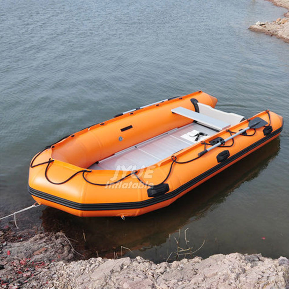 2 3 4 5 6 Person Inflatable Kayak Fishing Boat Custom PVC Hypalon Kaboat Rescue Rubber Rowing Boat With Motor