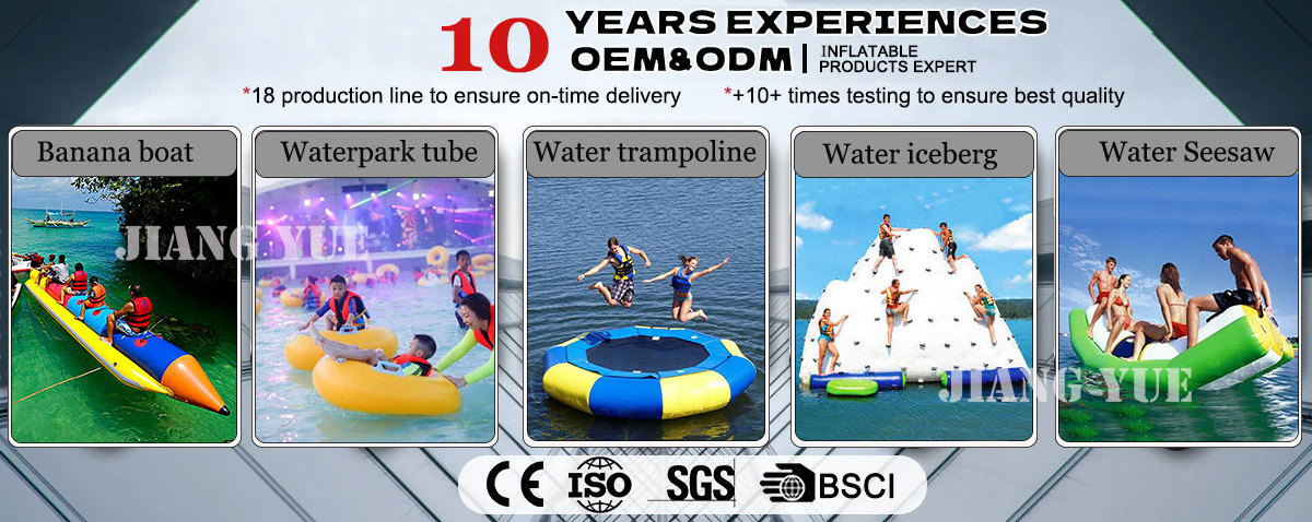 Water Play Equipment Air Seesaw Inflatable Water Teeterboard Totter With Air Pump